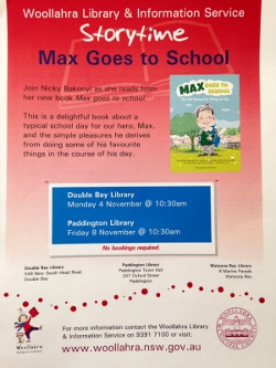 Storytimes of Max Goes To School